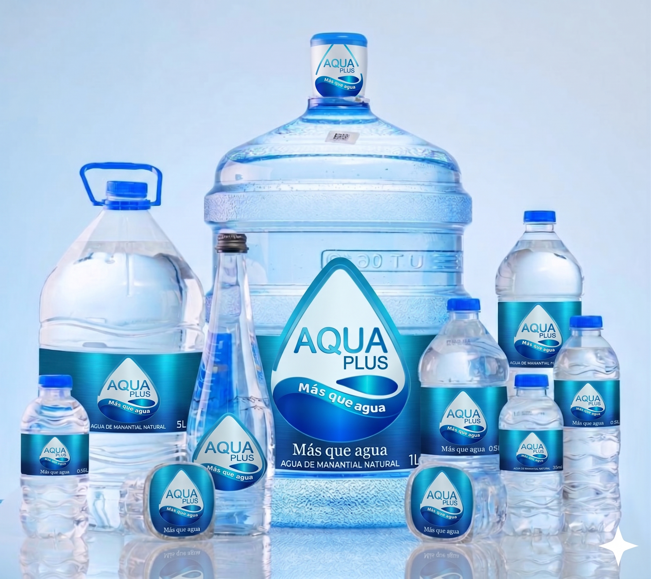 Botella premium AQUA PLUS